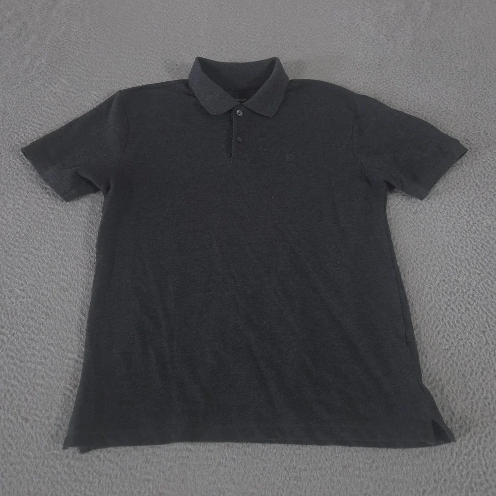 LOT OF 2 Banana Republic Polo Shirt Mens M Standard-Fit Monogram Birdseye Pique